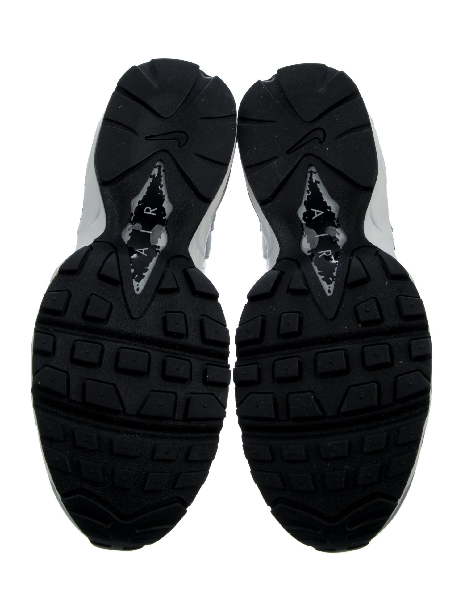 Supreme x Nike Air Max 96 'Metallic Silver' Athletic Sneakers